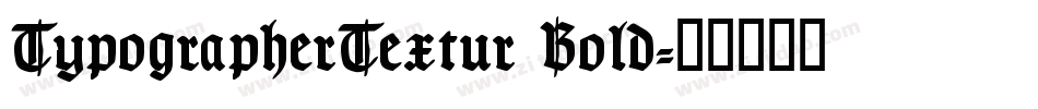 TypographerTextur Bold字体转换